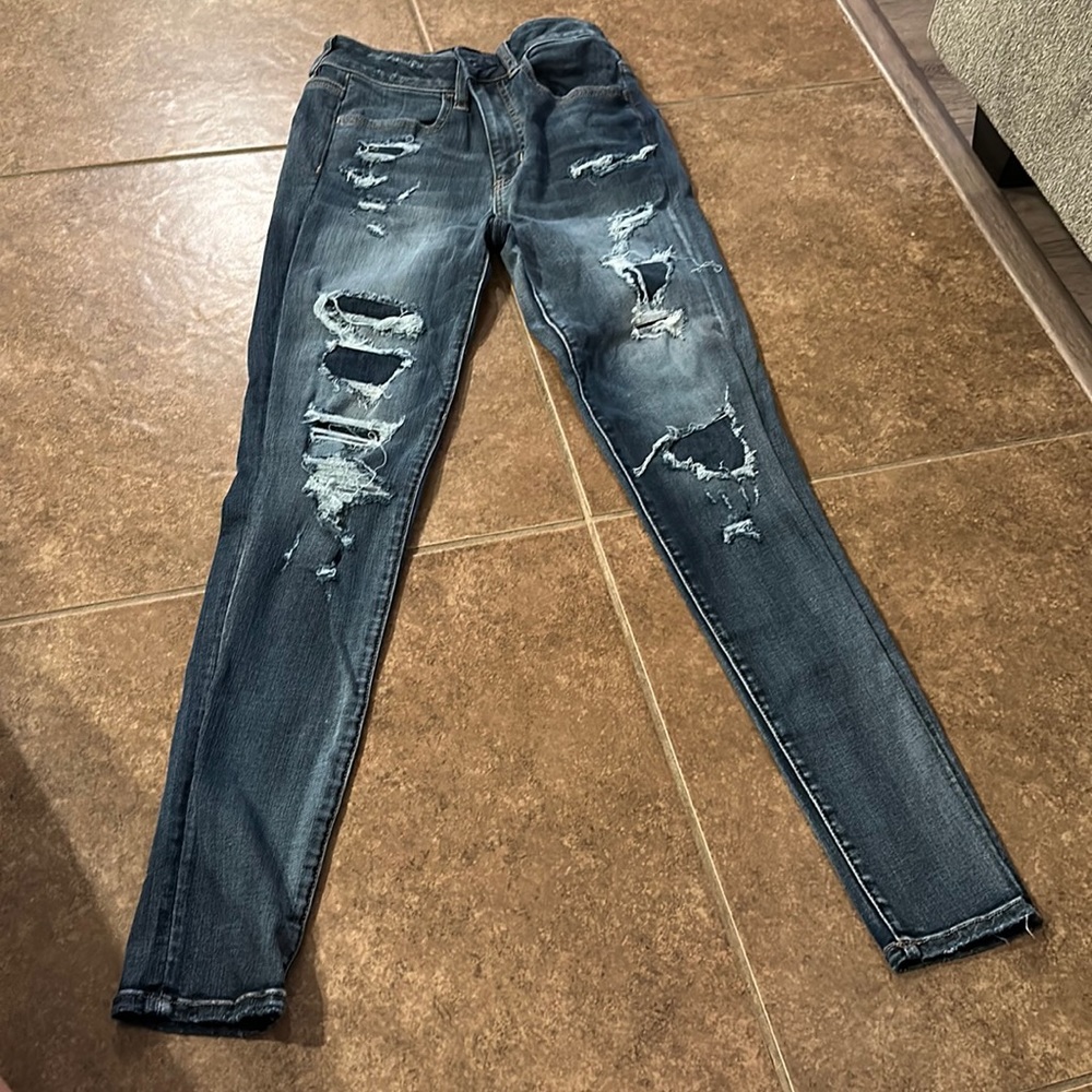 American Eagle size 4 hi rise jegging